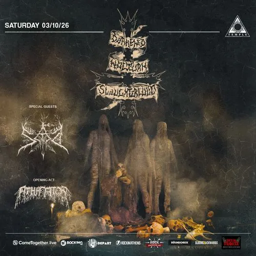 Darkened Nocturn Slaughtercult (DE) w/ special guests: SAD + opening act: Athanatos – live at Black Temple