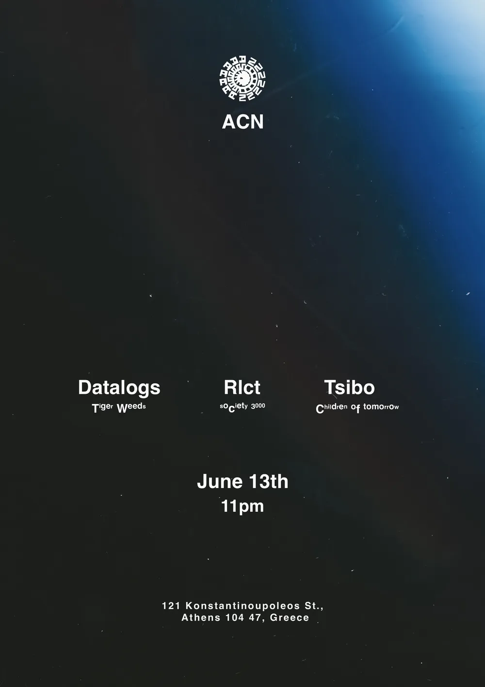 Astron Club Night with Datalogs / Rlct / Tsibo