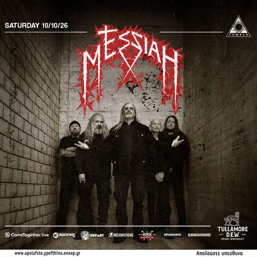 MESSIAH (Switzerland) – celebrating 35 years "Choir Of Horrors" LIVE at Black Temple | First time in Greece !!! w/ special guests: Piranha + opening act: The Crucifier