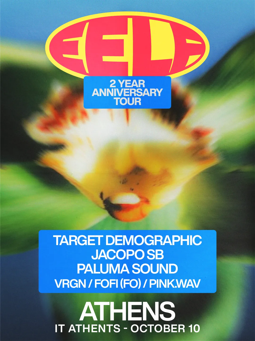 EELF x HER Collective PRESENT - Athens: Target Demographic, Paluma Sound, VRGN + more TBA