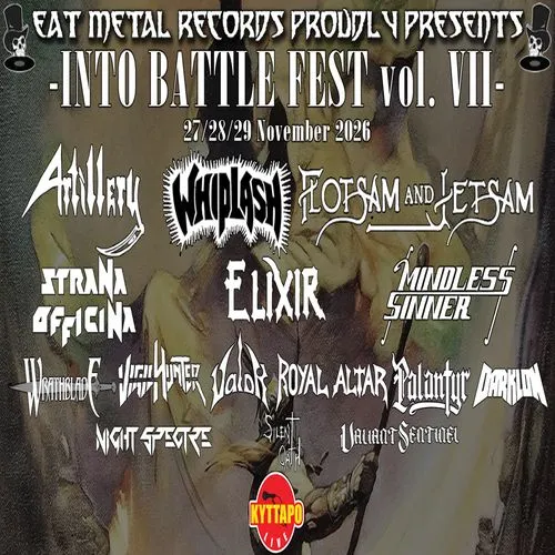 INTO BATTLE FESTIVAL Vol. VII 27-28-29 NOVEMBER 2026 3DAYS TICKET!