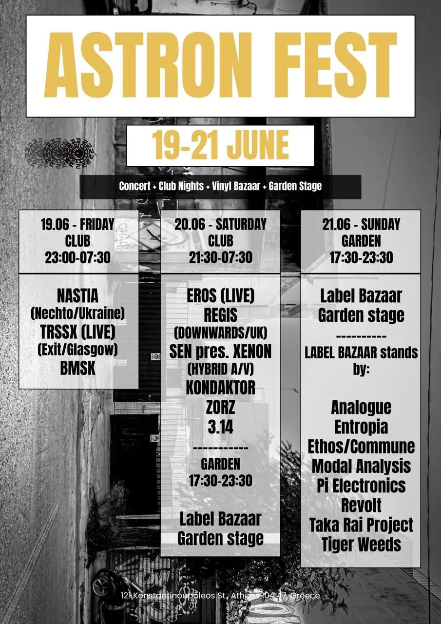 Astron Fest Day 1 with Nastia / TRSSX (live) / BMSK
