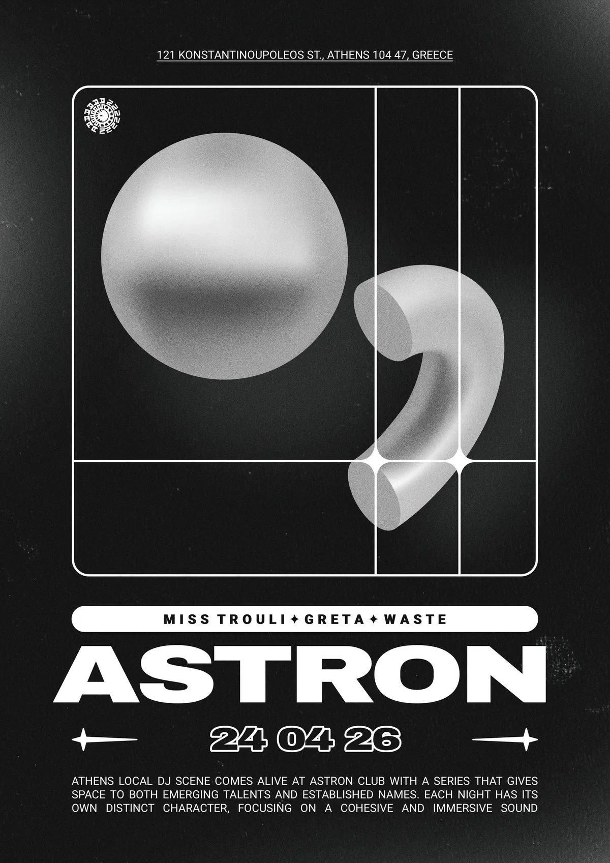 Astron Club Night with Miss Trouli  / Greta / Waste